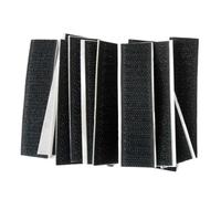 UKCOCO 20 pièces Bande Crochet Autocollante Étanche Ruban Auto Adhésif Résistant pour Vêtements et Accessoires Noir