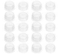 UKCOCO 20 Pièces Bouchon Rond pour Jardinière, de Plastique Blanc