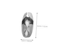 UKCOCO 20 Pièces Boucle de connexion chaîne de perles connecteur de chaîne perlée boule perlée clip de fermoirs Acier inoxydable