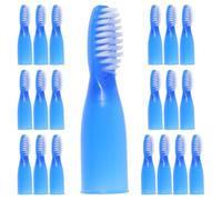 UKCOCO 20 Pièces Brosse à Dents de Prison Miniature Manche Court en Plastique et Nylon, Poils Souples Nettoyage Doux des Dents et Gencives, pour Espaces Confinés
