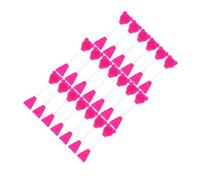 UKCOCO 20 Pièces Brosse Nettoyante Visage Silicone Brosse Pour Pores Applicatrice Pour Masque Double Tête Silicone Outil Beauté