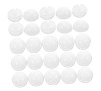 UKCOCO 20 Pièces Capsules Plastique Rondes pour Machine à Blanches Réutilisables Compatibles avec Divers Modèles pour Projets Diy Jouets et Décorations de Fête
