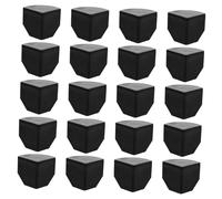 UKCOCO 20 pièces Connecteurs de Cube Rangement Modulaires Abs Épais pour Étagères de Stockage Fixation Sécurisée pour Armoires Portables et Organisateurs Modulaires
