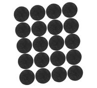 UKCOCO 20 Pièces Coussin de Base de Pot Rond 4 Pouces en Non-tissé Noir