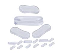 UKCOCO 20 Pièces Coussinets Silicones Transparent Collision pour Abattant Wc Réducteurs de Bruit Antidérapants et Réutilisables Protection Silencieuse pour Siège de