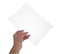 UKCOCO 20 pièces Film de Protection Transparent Souple pour Carnet Housse Protectrice Pratique et Résistante pour Scrapbook et Cahier Film Couvre Page Ajustable et