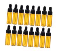 UKCOCO 20 pièces Flacons Compte Gouttes Lot de Bouteilles Rechargeables pour Huiles Essentielles Flacons Déchantillons Sécurisés et Réutilisables pour Usage Voyage et Aromathérapie