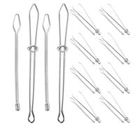 UKCOCO 20 pièces Kit de Enfileur de Cordon Métallique avec Clips pour Couture et Réparation de Cordons Élastiques Outils pour Hoodies Pantalons et Sweatpants