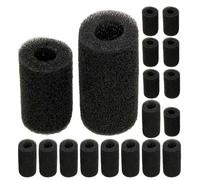 UKCOCO 20 Pièces Lot de Éponges Préfiltre pour Aquarium Filtres Mousse Haute Densité Protection des Entrées Eau pour Aquarium Grandes Petites Anti-Obstruction Maintien du Flux Eau