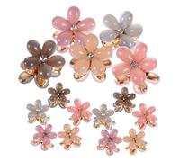 UKCOCO 20 pièces Mini Clips Fleurs Colorées pour Filles Pinces à Cheveux Élastiques pour Styling Accessoires Mignons pour Petites Filles pour Événements et