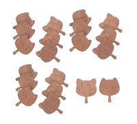 UKCOCO 20 Pièces Miniature Wooden Dollhouse Cutting Boards Mini Kitchen Trays for Creative Role Play and Home Decoration