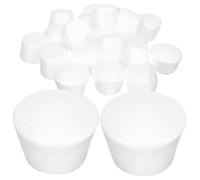 UKCOCO 20 pièces Moules à Gâteau Mousse pour Décoration DIY Modèles de Cupcakes et Muffins Format Surface Lisse pour Entraînement Pâtisserie Pratique pour Ateliers et Fêtes