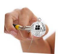 UKCOCO 20 pièces Pendentifs Boules Disco Miroir pour Création de Bijoux DIY Charms pour Clés et Boucles Oreilles