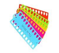 UKCOCO 20 pièces Support de Bobines pour Fil à Broder Planche à Enrouler Plastique Colorée Outil de Couture pour Point de Croix Rangement Compact pour Accessoires Couleur Aléatoire