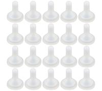 UKCOCO 20 Pièces Tétine pour Animaux de Compagnie, Résistante | Nés, Usage Vétérinaire et Nourrissage Manuel, Nettoyage Facile, Solide, Haute Température