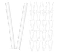 UKCOCO 200 Embouts Protecteurs pour Boucles D'oreilles en Silicone Souple, Manchons Transparents Anti-allergie de 0,8 Cm, Protège-oreilles Discrets pour Tiges Percées, Lot de 200 Pièces