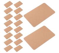 UKCOCO 200 Pièces Cartes de Vocabulaire en Papier Kraft Petites Cartes Flash Rectangulaires Vierges Texture Rétro pour Étude et Projets D'art Enseignants et Étudiants