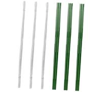 UKCOCO 200 pièces Lot de Tiges Artificielles Papier Rotin DIY Décoratives Flexibles pour Arrangements Mariage Fête