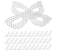 UKCOCO 200 Pièces Masque Glissement Graphène Papier Forme Aile de Yeux Innovante, Prévient Doux Peau Sensible, pour Spa et Salon de Beauté