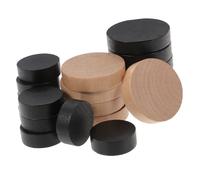UKCOCO 20pièces Échecs Bois Jeu Échecs Amusant avec Blocs De Bois pour Garçon Fille