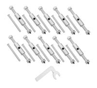 UKCOCO 21 pièces Kit de Réparation Boîte Encastrée Type Métal Robuste Tiges Fixation pour Interrupteurs Muraux Outil Polyvalent pour Stabiliser Câblage Électrique