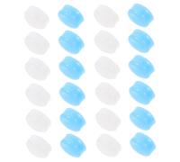 UKCOCO 24 pièces Bouchons Oreilles Silicone Souples Protection Auditive Confortable et Réutilisable pour Sommeil Anti-bruit Étanches et Lavables Adaptés Avion et Train Léger et Compact