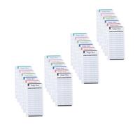 UKCOCO 24 pièces Budget Cards Six Hole Design For Budget Binder For Office Supplies Financial Planning And Expense Management