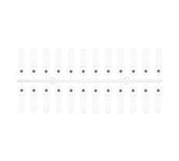 UKCOCO 24 Pièces Carte de Présentation pour Ongles Magnétique Détachable, Plastique à Aimants, Nuancier de Vernis à Ongles Gel, Plateau D’entraînement pour Débutants, Salon et Maison