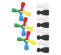 UKCOCO 24 pièces Petites Pièces Échecs Bois Accessoires de Jeu de Plateau Légers et Faciles à Transporter Rechange Pratique pour Jeux Échec Familiaux