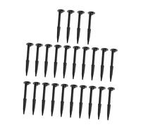 UKCOCO 24 pièces Piquets de Jardin Plastiques Gonflables pour Camping et Décorations Extérieures Fixations Robustes et Légères pour Tentes et Figures Gonflables