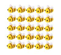 UKCOCO 25 pièces Décorations Feutre de Laine Petites Abeilles DIY pour Vêtements Accessoires de Bricolage Charmants et Amusants