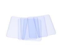 UKCOCO 25 pièces Pochette de Protection Transparente Double pour Cartes de Jeu Lot de Rangement et Protection Imperméable pour Photos Cartes Daffaires et Souvenirs