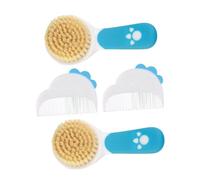 UKCOCO 2ensemble Brosse à Cheveux Douce Pour Garçon Fille Peigne Né Et Ensemble De Soins Capillaires Pour Garçon Fille Cadeau De Naissance
