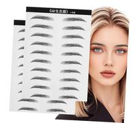 UKCOCO 2feuilles Patchs Pour Sourcils Effet Poil Facile à Utiliser Pour Femmes Sans Sourcils Peu Fournis