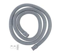UKCOCO 2m Tuyau De Vidange Machine à Laver Extension Flexible Anti-fuite Avec Collier Et Raccord Pour Évacuation Eau Lave-linge Secateur