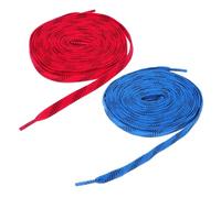 UKCOCO 2paires Lacets De Hockey Plats Pour Chaussures De Sport Patins à Glace Baskets Et Design Élégant Pour Entraînements Et Jeux