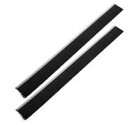 UKCOCO 2pcs Joint D'étanchéité Brosse pour Boîte aux Lettres Noir en Nylon et Métal, Résistant la Déformation et Étanche, pour Boîtes aux Lettres de Bureau