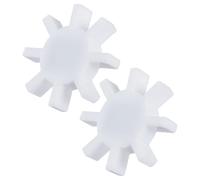 UKCOCO 2pcs Tiges Magnétiques D'agitation de Laboratoire en Ptfe Résistantes la Corrosion Forme Dentée et Forme Octogonale pour Mélangeurs Magnétiques en Alimentaire et Laboratoires