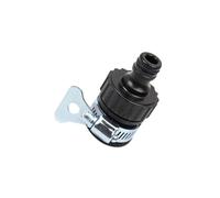 UKCOCO 2pièces Adaptateur pour Tuyau Arrosage et Robinet Lot de Compatible avec Machine à Laver Noir Raccord Simple