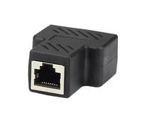 UKCOCO 2pièces Adaptateur Réseau Connecteur Pratique pour Diviser Une Prise Deux Connecteur Réseau Utile Résout Les Problèmes De Connexion