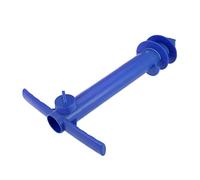 UKCOCO 2pièces Ancrage pour Parasol Plastique Lot Tarière Bleue pour Sable et Plage afin Empêcher Votre Parasol de Envoler Renverser