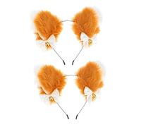 UKCOCO 2pièces Bandeaux Animaux Lot de Serre-tête Oreilles Animaux Accessoires Cheveux Style Anime pour Femmes