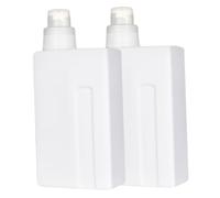 UKCOCO 2pièces Bouteilles Vides Étanches pour Lessive Rechargeables et Pratiques Lot