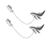 UKCOCO 2pièces Broches Baleine Astronaute Kawaii Alliage Lot De Pins Décoratifs Résistants Pour Manteaux Écharpes Sacs Femme Et Homme