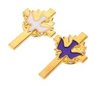 UKCOCO 2pièces Broches Forme De Croix Avec Colombe De Paix Pour Femmes Épingles Religieuses Pour Baptême Et Accessoires De Première Communion