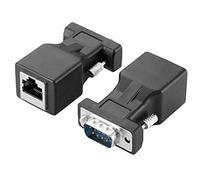 UKCOCO 2pièces Câble Extendeur avec Adaptateur Amplificateur De Réseau pour Ordinateurs Et Moniteurs Connecteur Noir