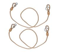 UKCOCO 2pièces Corde Télescopique pour Balançoire Rallonge Robuste De Sangle Extension pour Hamac Fixation Facile sans Outil Compatible avec Divers Sièges