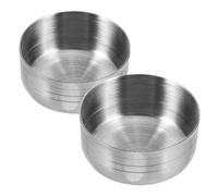 UKCOCO 2Pièces Couvercles de Shaker à Cocktail Acier Inoxydable de Tasse Réutilisables pour Utilisation Cuisine Bar et Magasin