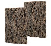 UKCOCO 2pièces Décoration De Liège pour Aquarium Et Terrarium Accessoires pour Reptiles Arrière-Plan Et Dimensions