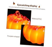 UKCOCO 2pièces Décoration De Table Citrouille Forme De Lanterne Figurine Lumineuse Halloween LED Décoration De Jack o Lantern pour Fête